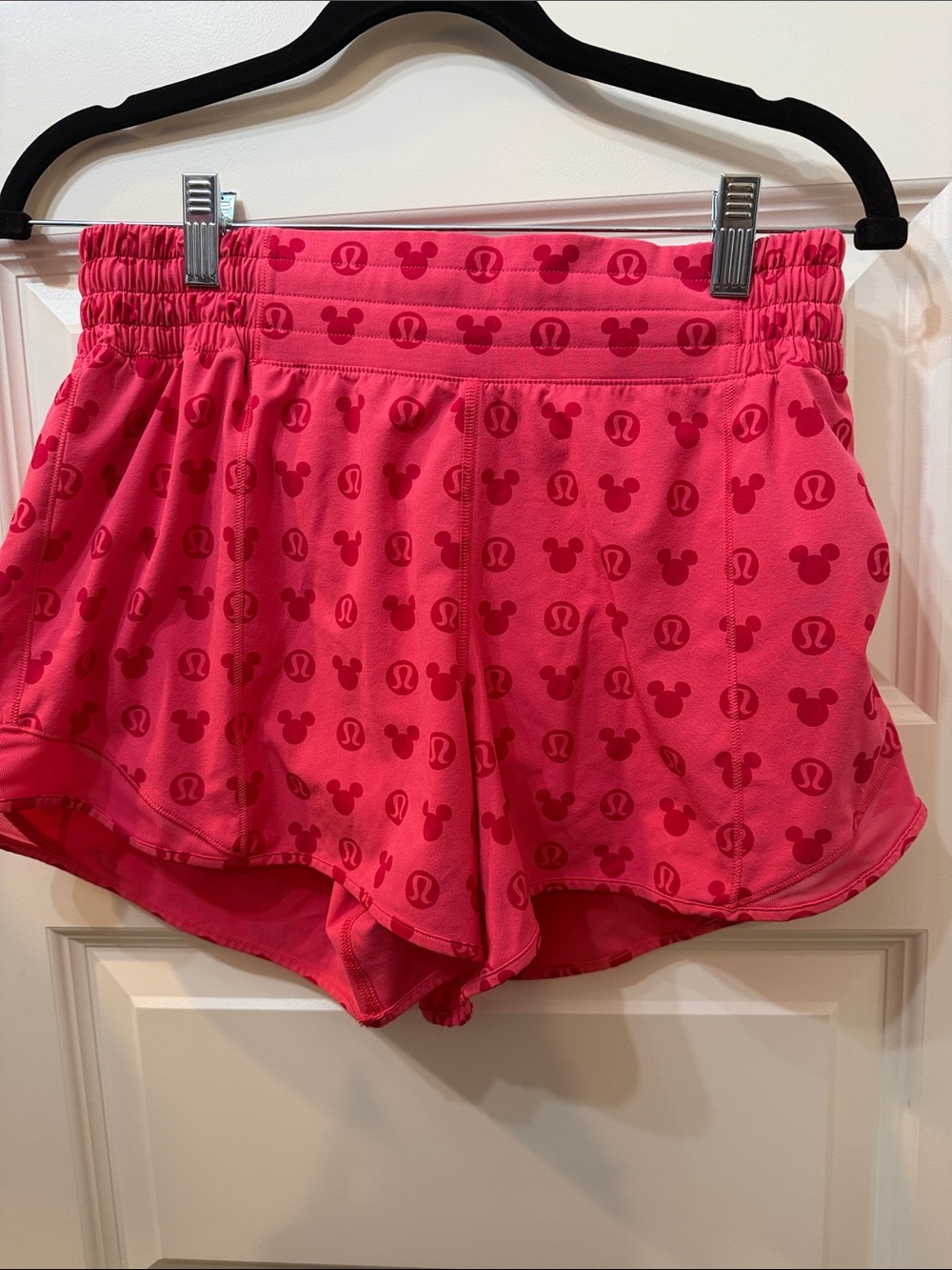 lululemon athletica Hot Pink Disney Print Running Shorts